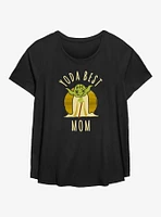 Star Wars Best Mom Yoda Says Womens T-Shirt Plus