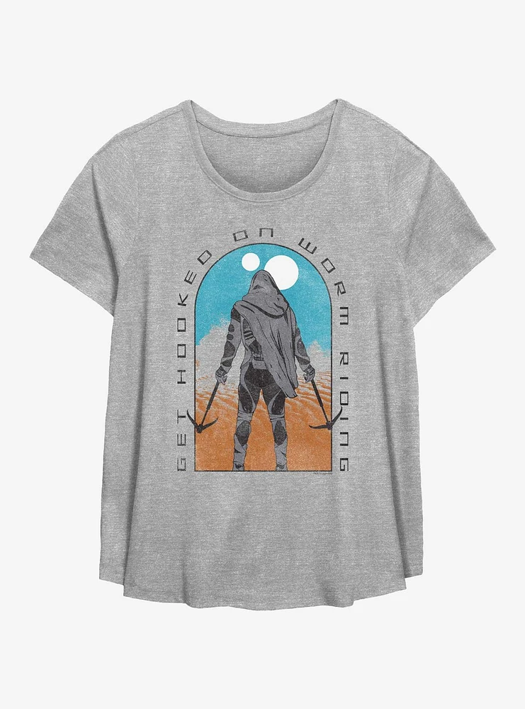 Dune Desert Rider Tombstone Womens T-Shirt Plus