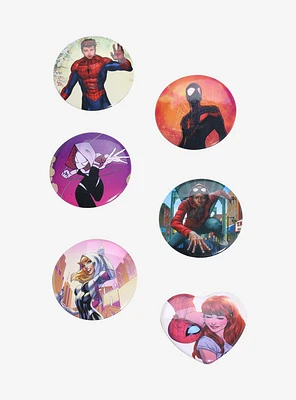 Marvel Spider-Man Characters Blind Assorted Button Pin