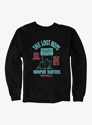 The Lost Boys Vampire Hunters Sweatshirt