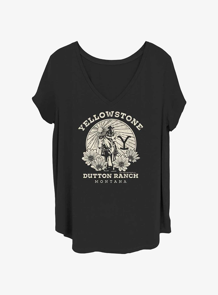 Yellowstone Dutton Ranch Montana Girls T-Shirt Plus