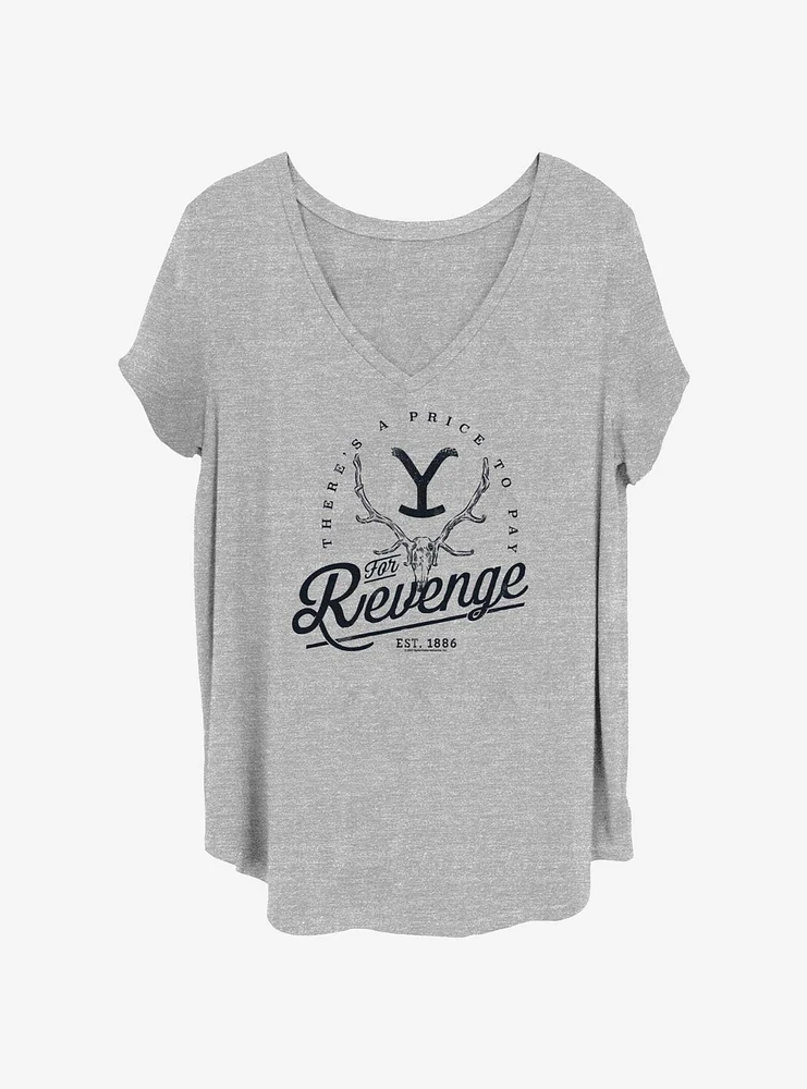 Yellowstone Price For Revenge Girls T-Shirt Plus