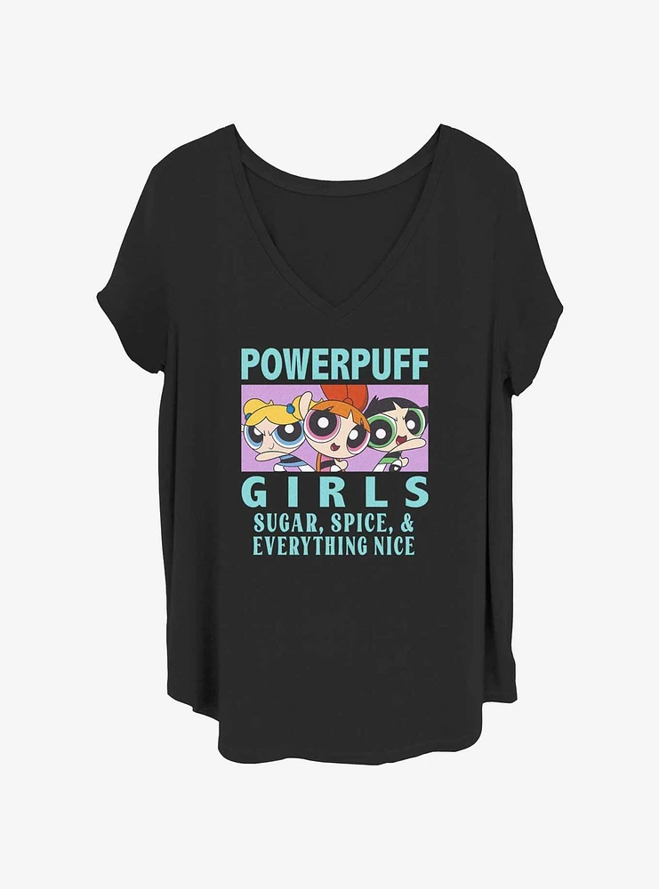 The Powerpuff Girls Panel T-Shirt Plus