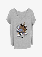 WWE New Day Unicorn Girls T-Shirt Plus