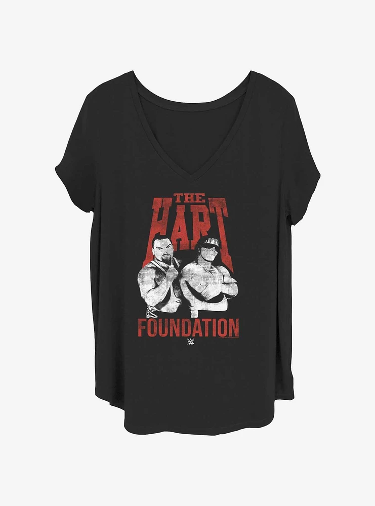 WWE Hart Foundation Girls T-Shirt Plus