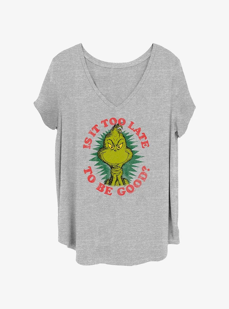 Dr. Seuss Too Late Girls T-Shirt Plus