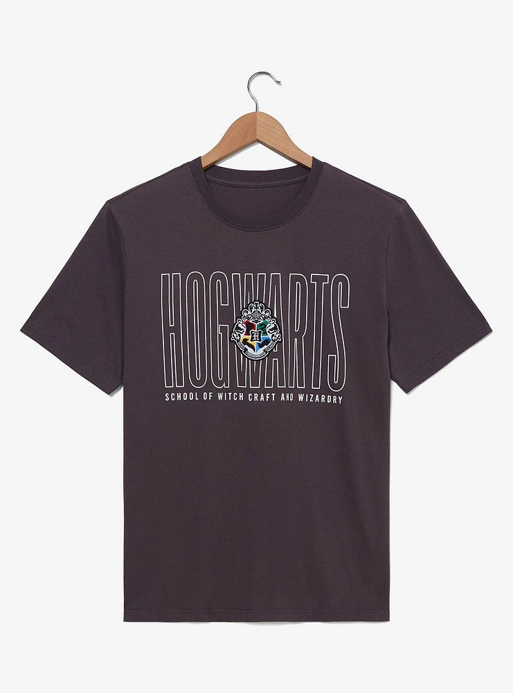 Harry Potter Hogwarts Crest Embroidered T-Shirt