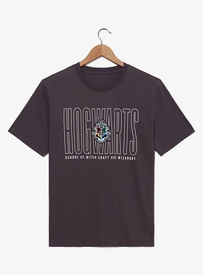 Harry Potter Hogwarts Crest Embroidered T-Shirt