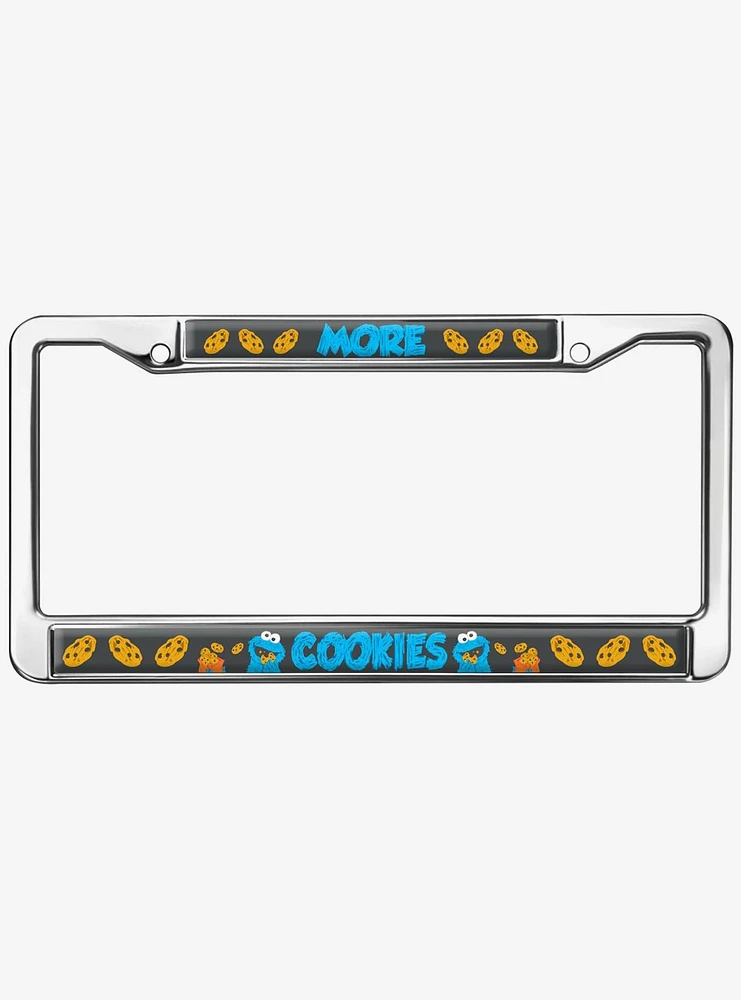 Sesame Street More Cookies Metal License Plate Frame