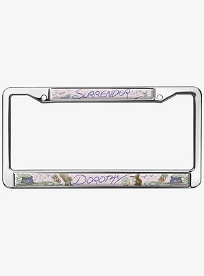 The Wizard of Oz Surrender Dorothy Metal License Plate Frame