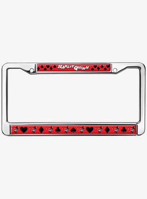 DC Comics Harley Quinn Chibi Metal License Plate Frame