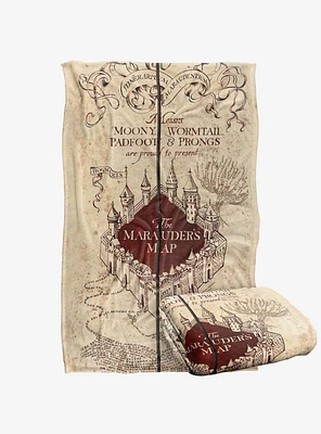 Harry Potter Marauder's Map 36x58" Throw Blanket