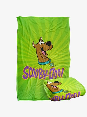 Scooby-Doo! Green Burst Throw Blanket