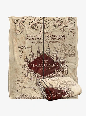 Harry Potter Marauder's Map 50x60" Throw Blanket