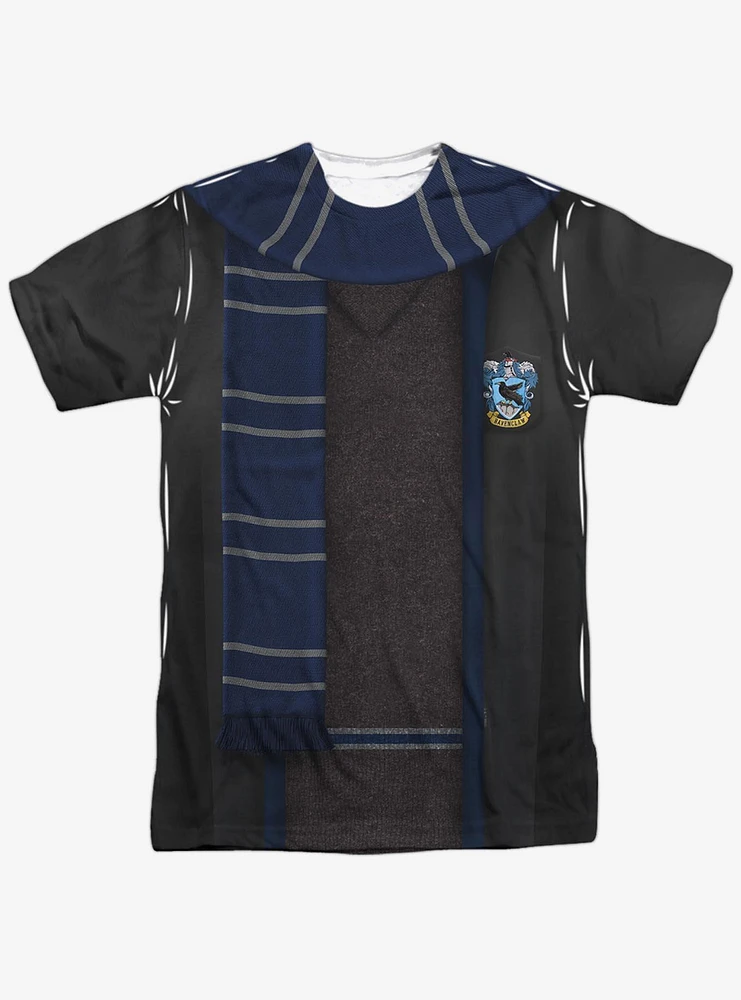 Harry Potter Ravenclaw Thin Scarf Costume Sublimated T-Shirt