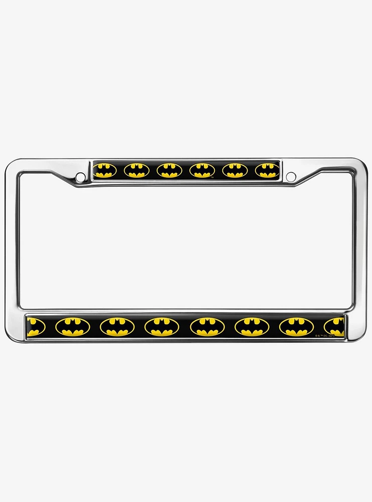 DC Comics Batman Logo Metal License Plate Frame