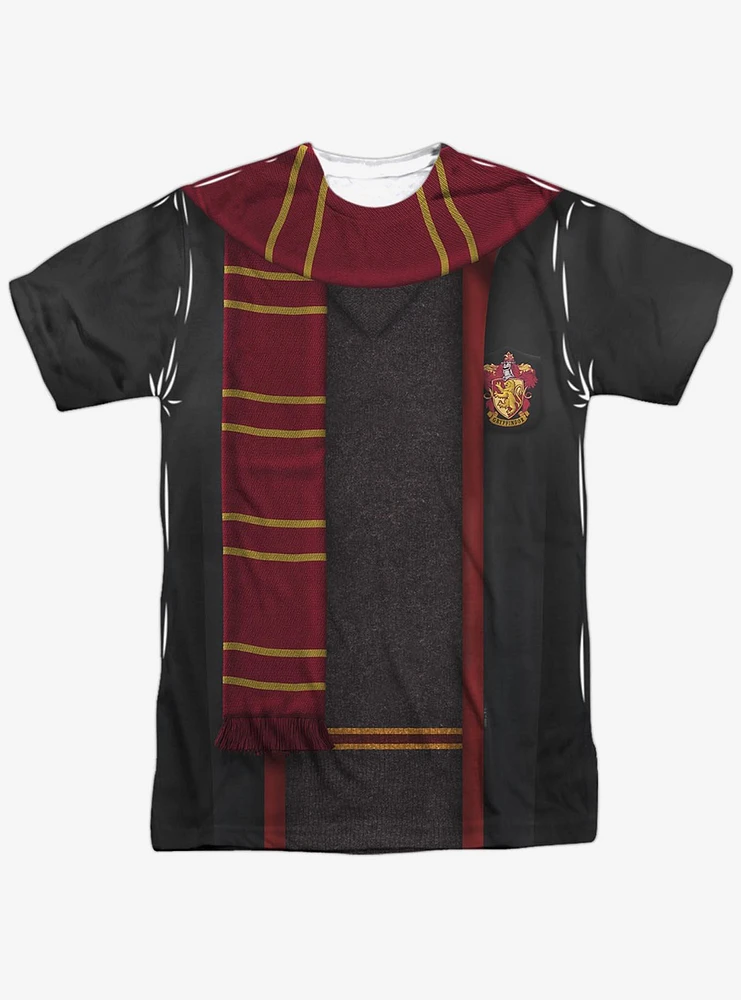 Harry Potter Gryffindor Thin Scarf Costume Sublimated T-Shirt