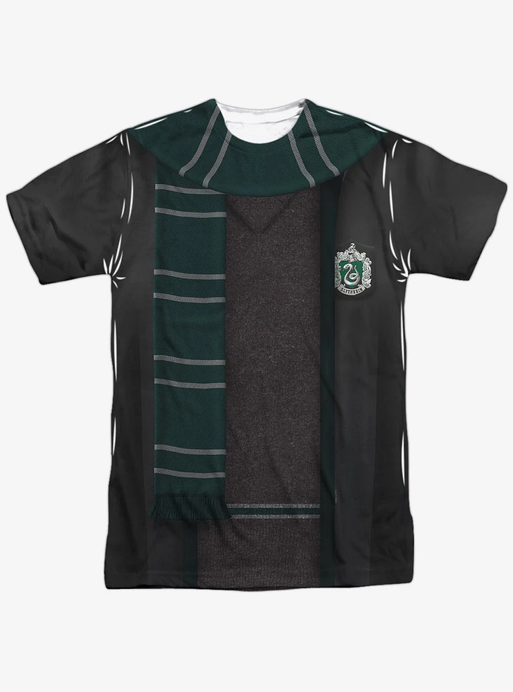 Harry Potter Slytherin Thin Scarf Costume Sublimated T-Shirt