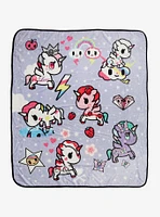 tokidoki Unicorno Icons Purple Throw — BoxLunch Exclusive