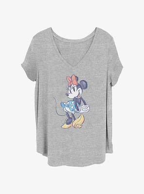 Disney Minnie Mouse All Smiles Womens T-Shirt Plus