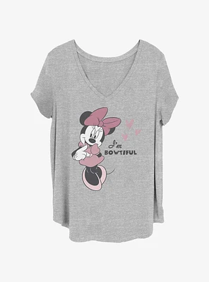 Disney Minnie Mouse Bowtiful Womens T-Shirt Plus