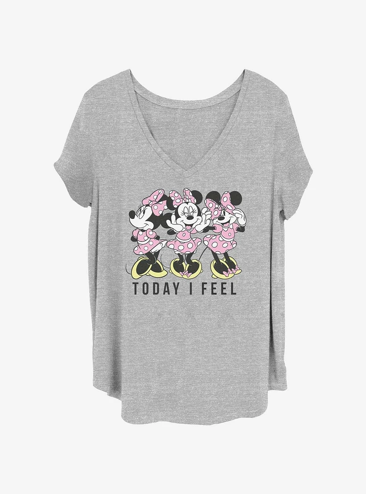 Disney Minnie Mouse Feels Womens T-Shirt Plus