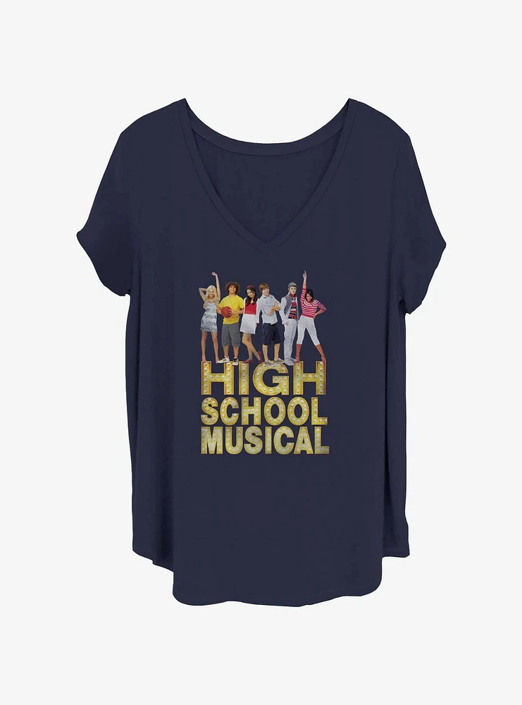 Disney High School Musical Cast Womens T-Shirt Plus