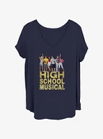 Disney High School Musical Cast Womens T-Shirt Plus