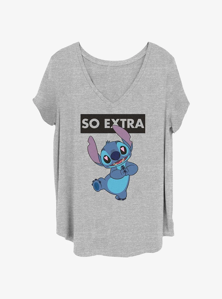 Disney Lilo & Stitch So Extra Womens T-Shirt Plus