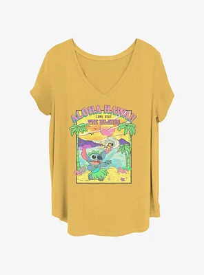 Disney Lilo & Stitch Visit The Islands Womens T-Shirt Plus