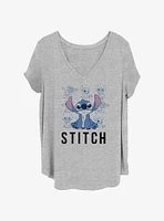 Disney Lilo & Stitch Cute Poses Womens T-Shirt Plus