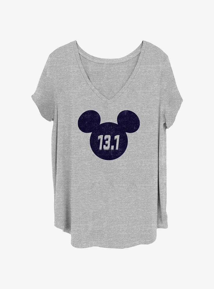 Disney Mickey Mouse Half Marathon Womens T-Shirt Plus