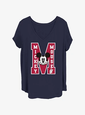 Disney Mickey Mouse M Womens T-Shirt Plus