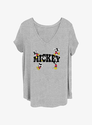 Disney Mickey Mouse Hang Around Womens T-Shirt Plus