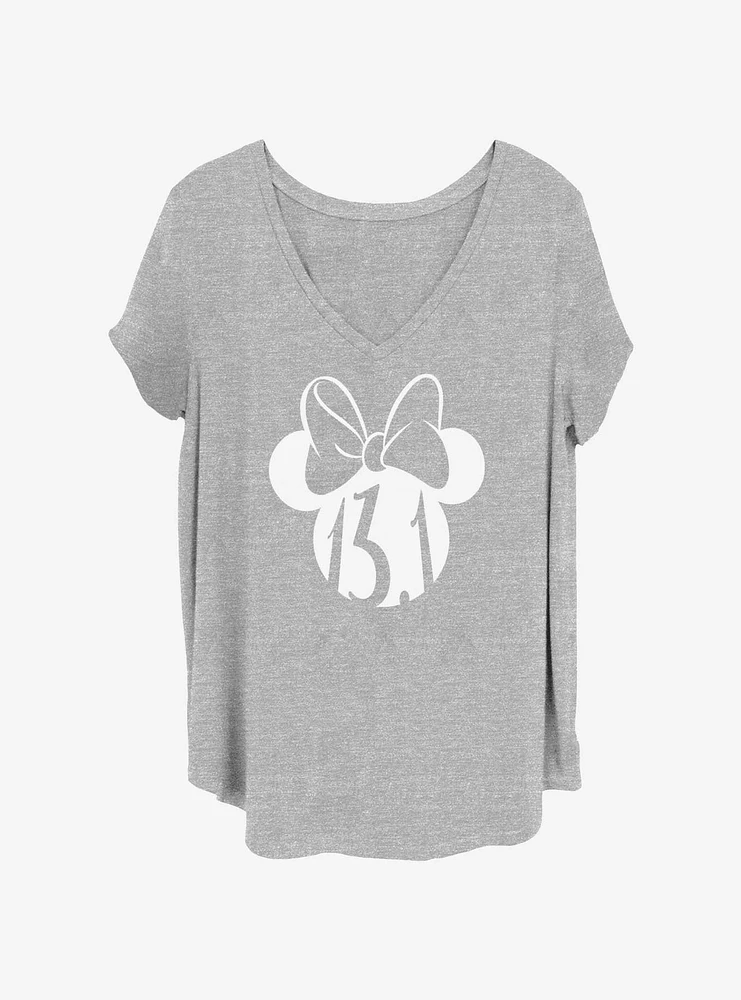 Disney Minnie Mouse 13.1 Ears Womens T-Shirt Plus