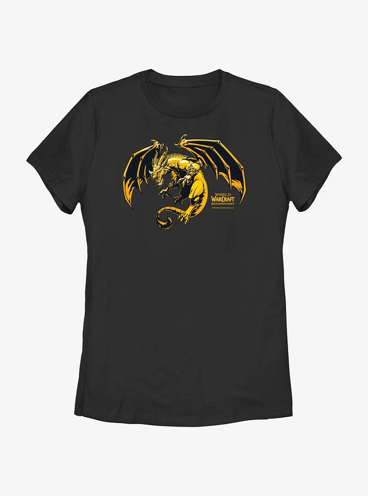 World of Warcraft Bronze Dragon Womens T-Shirt