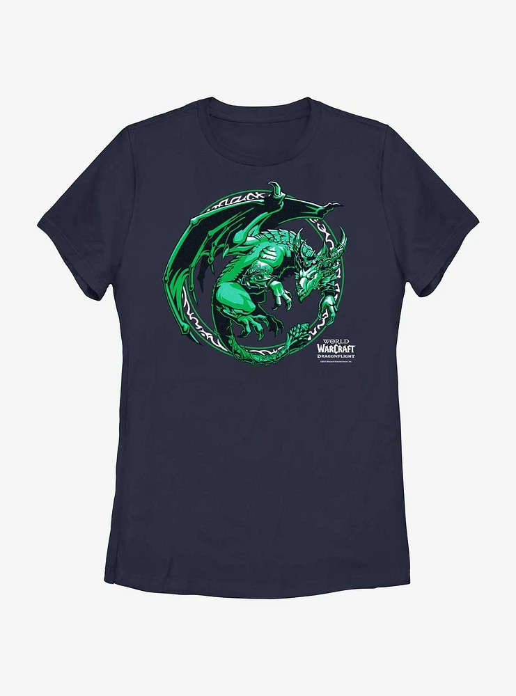 World of Warcraft Ysera Green Dragon Womens T-Shirt