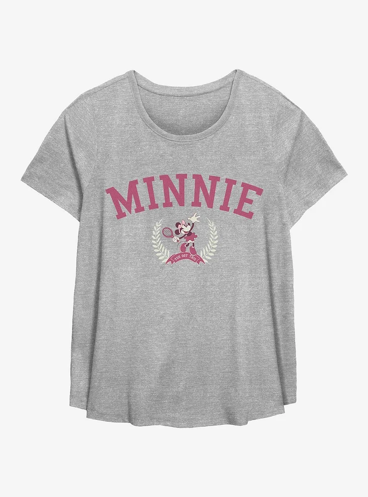 Disney Minnie Mouse Tennis Womens T-Shirt Plus