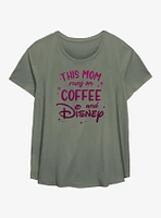 Disney This Mom Runs On Coffee And Womens T-Shirt Plus