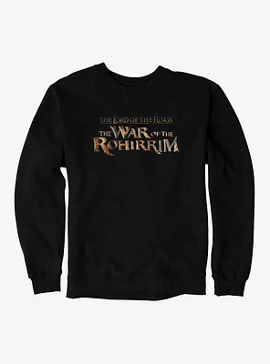 The Lord Of Rings: War Rohirrim Title Logo Sweatshirt