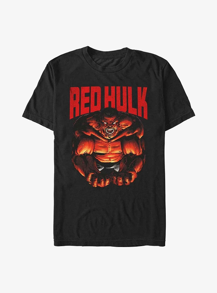 Hulk Hero Lockup Red T-Shirt