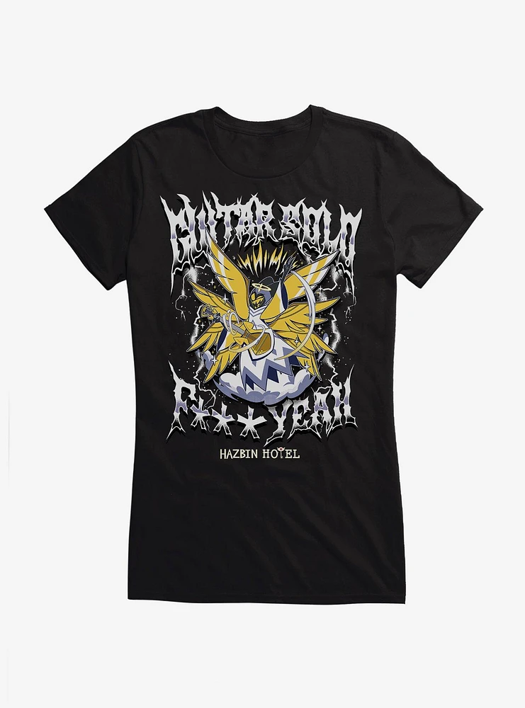 Hazbin Hotel Adam Guitar Solo Girls T-Shirt