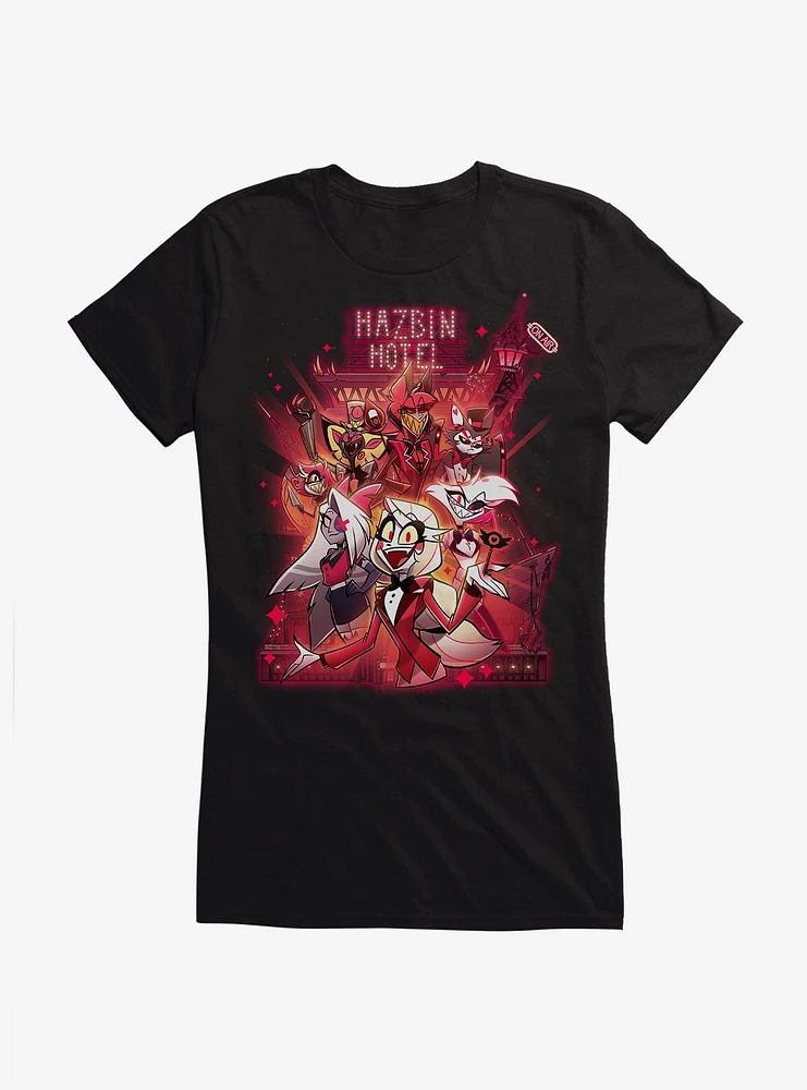 Hazbin Hotel Group Girls T-Shirt