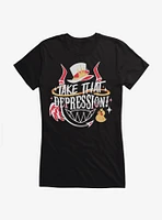 Hazbin Hotel Lucifer Take That Depression Girls T-Shirt