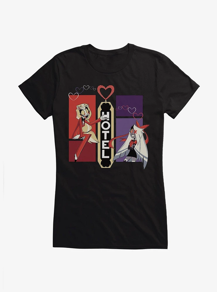 Hazbin Hotel Charlie & Vaggie Girls T-Shirt