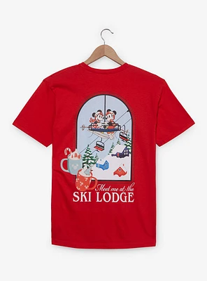 Disney Mickey & Minnie Ski Lodge Scenic T-Shirt — BoxLunch Exclusive