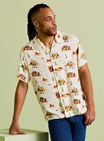 Disney A Goofy Movie Road Trip Allover Print Woven Button-Up - BoxLunch Exclusive