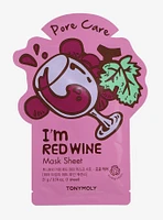 TONYMOLY I'm Red Wine Pore Care Facial Sheet Mask