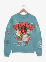 Disney Moana Doodle Portrait Women's Crewneck