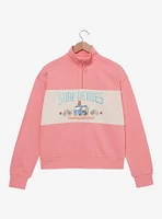 The Powerpuff Girls Surf Heroes Women's Quarter Zip Crewneck - BoxLunch Exclusive